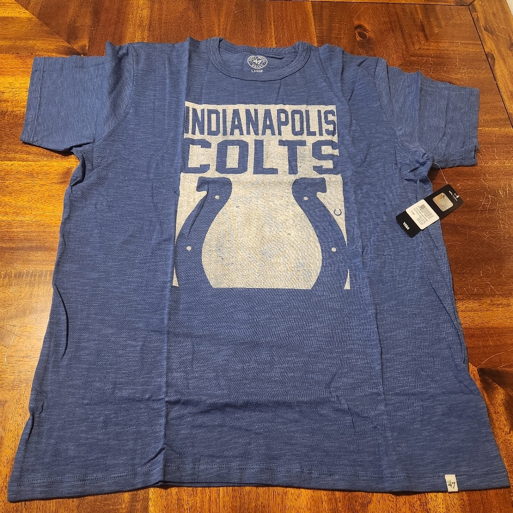 NFL 47 Brand Indianapolis Colts Men's T-Shirt Size Large
